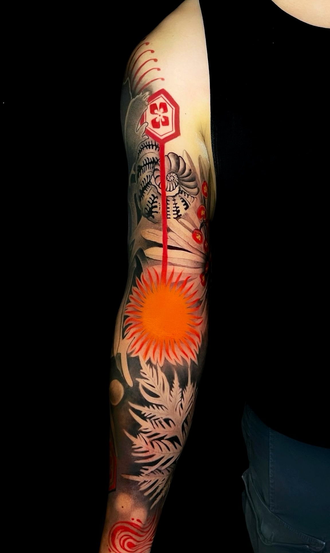 Sol naciente japonés